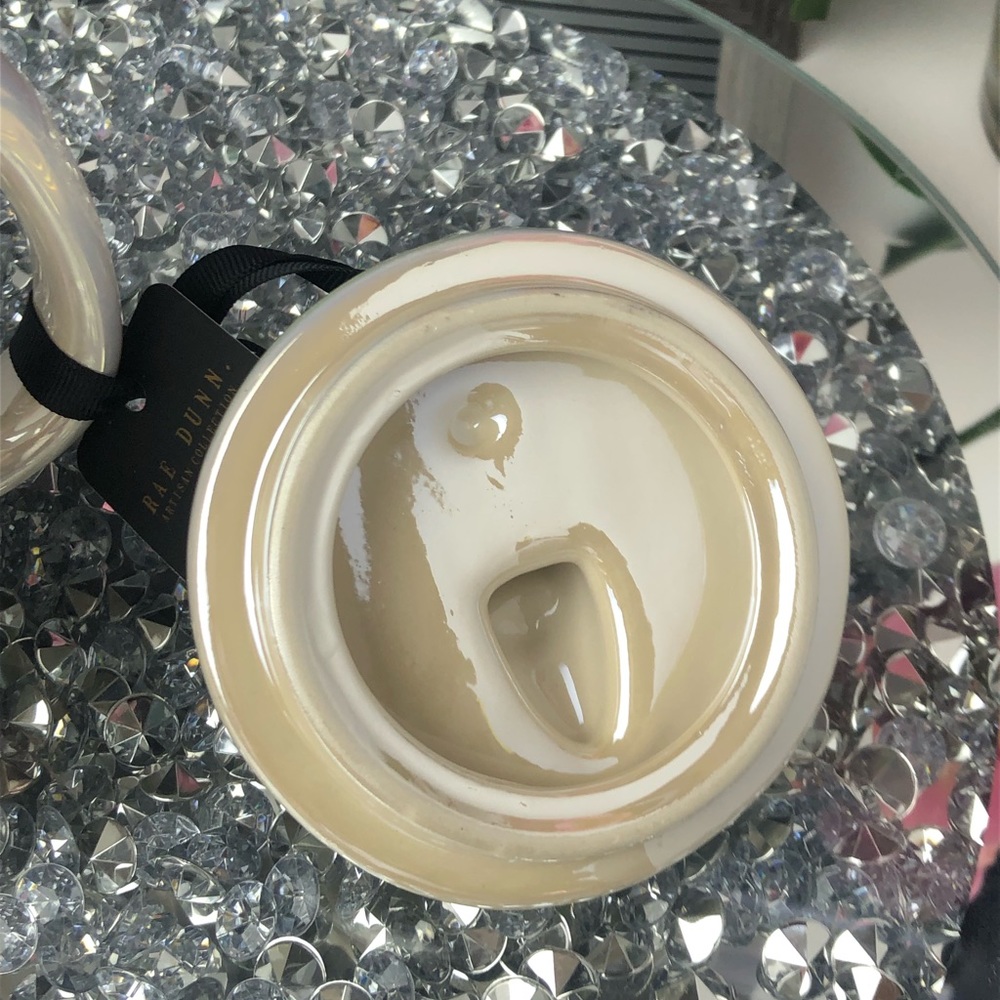 New RARE HTF Disney & Rae Dunn Cinderella mug with glass slipper topper - Picture 7 of 11